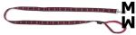 ManMat smycz 180cm/30mm srebrna / różowa