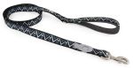 HURTTA smycz 180cm/15mm ECO Razzle-Dazzle czarna (Blackberry)