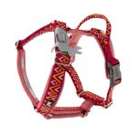 Hurtta codzienne szelki Razzle Drazzle Y harness (Beetroot / Buraczkowe)