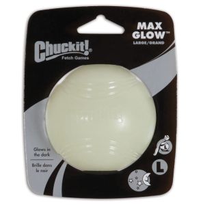 Chuckit! świecąca piłka Max Glow Large (średnica 75mm)