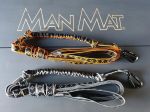 ManMat mocna lina z amortyzatorem dla psa 5m / 25mm - M-M SILVER ALU ( srebrna )