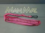ManMat mocna lina z amortyzatorem dla psa 5m / 25mm - M-M PINK ALU ( różowa )