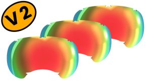 Rex Specs V2 wymienne "szkiełko" / soczewka ( czerwona lustro ) 3szt