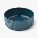  Kronborg kamionkowa miska dla psa 21,5cm x 7,5cm / 2100ml L ( petrol blue ) | DOG Copenhagen