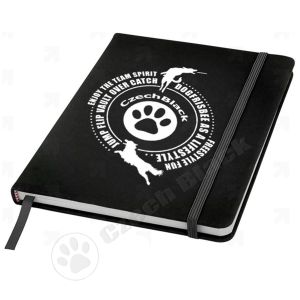 Czech Black notebook notes organizer ( A5 148x210mm 96stron czarny ) frisbee