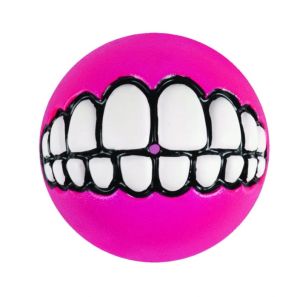 Rogz Grinz piłka dla psa 4,9cm - różowa