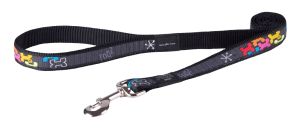 Rogz długa smycz 180cm/20mm HLL 03 CL - Multi Bone