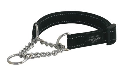 [RHC05A] Rogz Utility Control Chain Halsband (Black Reflective, Extra Large).jpg