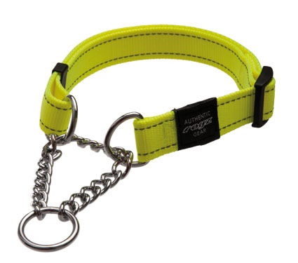 [RHC05H] Rogz Utility Control Chain Halsband (Dayglow Reflective, Extra Large).jpg