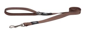 Rogz smycz odblaskowa 140/20mm HL06 J - Chocolate